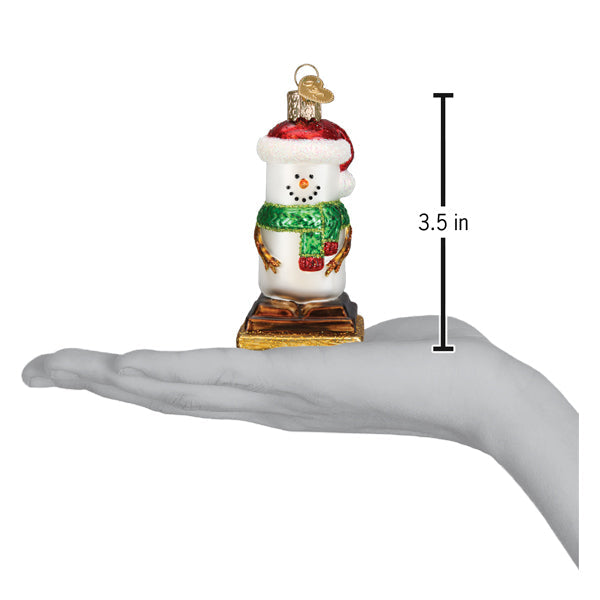 S'mores Snowman Ornament  Old World Christmas  24216