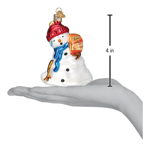 Flamin' Hot Cheetos Snowman Ornament  Old World Christmas  24221