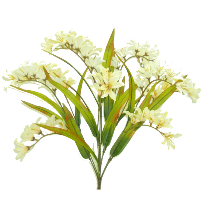 21" Satin Freesia Bush X 9  Beige  30372BE