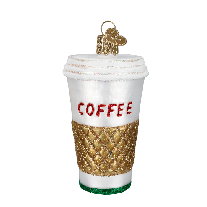 Coffee To Go Ornament Old World Christmas Ornament 32171