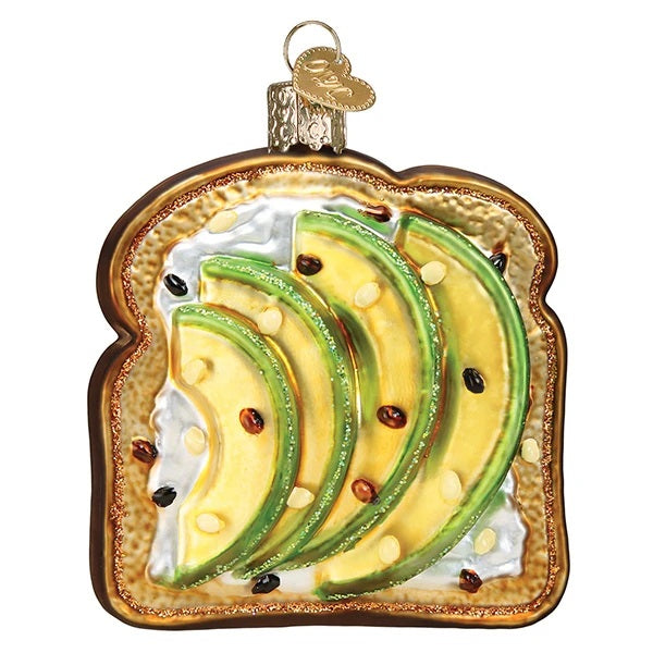 Avocado Toast Old World Christmas Ornament 32442