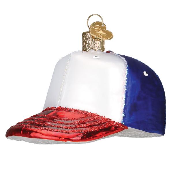 Baseball Cap Ornament Old World Christmas Ornament 32448