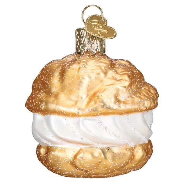 Cream Puff Old World Christmas Ornament 32450