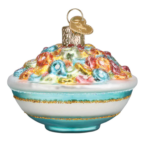 Bowl of Cereal  Old World Christmas Ornament 32477