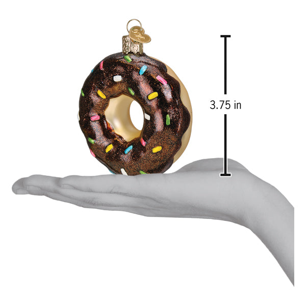 Chocolate Sprinkles Donut Ornament  Old World Christmas  32482