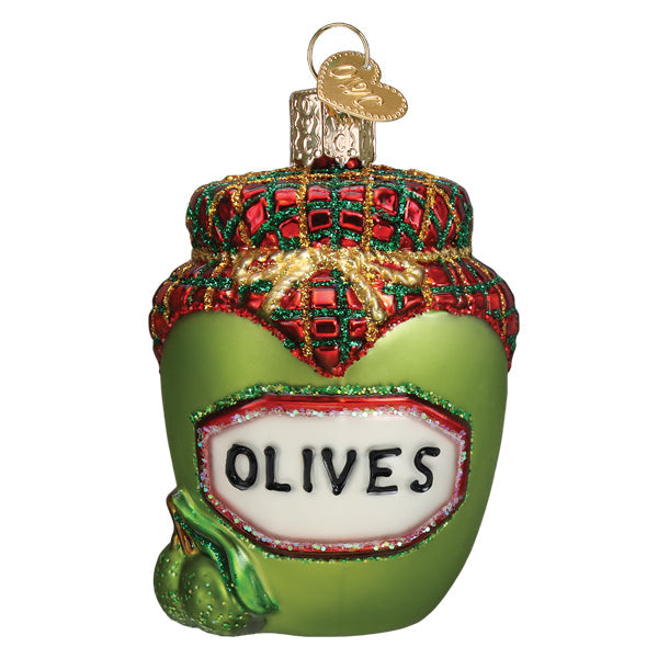 Jar Of Olives Ornament  Old World Christmas  32513