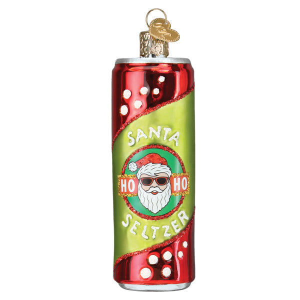 Santa Seltzer Ornament  Old World Christmas  32515