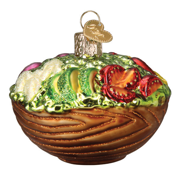 Bowl Of Salad Ornament  Old World Christmas  32527