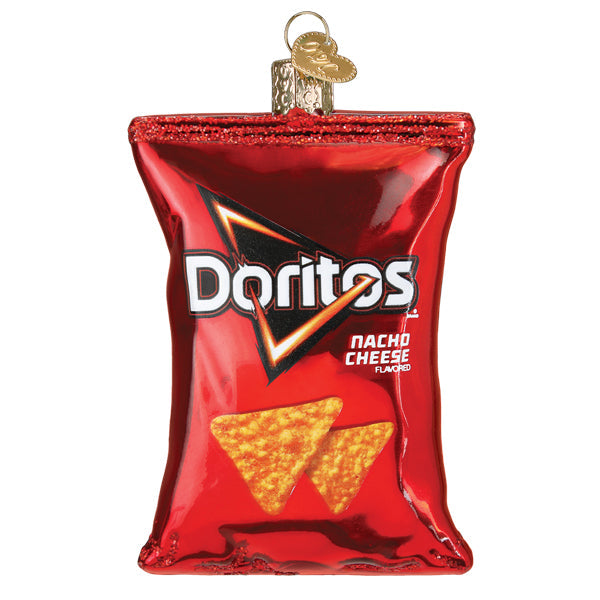 Doritos Nacho Cheese Chips Old World Christmas Ornament 32559