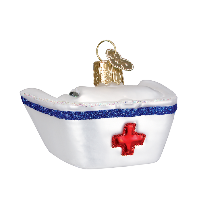 Nurse's Cap Old World Christmas Ornament 36146