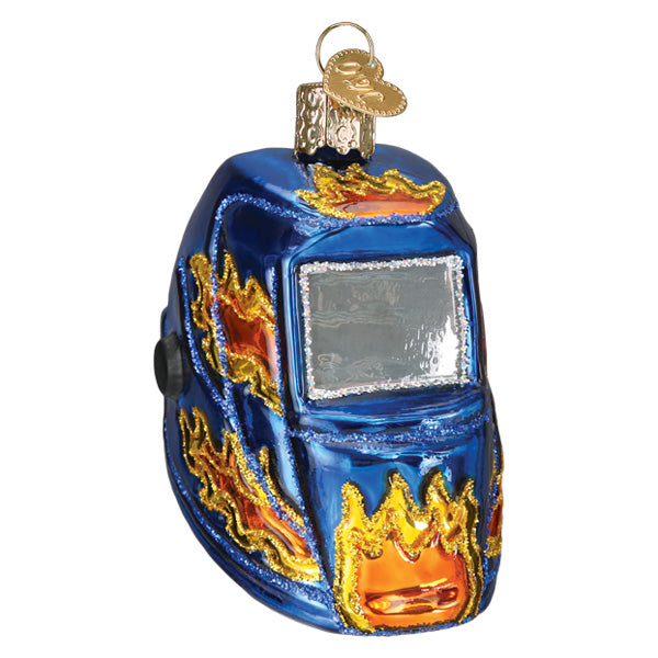 Welding Helmet Ornament  Old World Christmas  36307