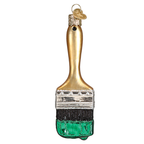 Green Paint Brush Old World Christmas Ornament 36319