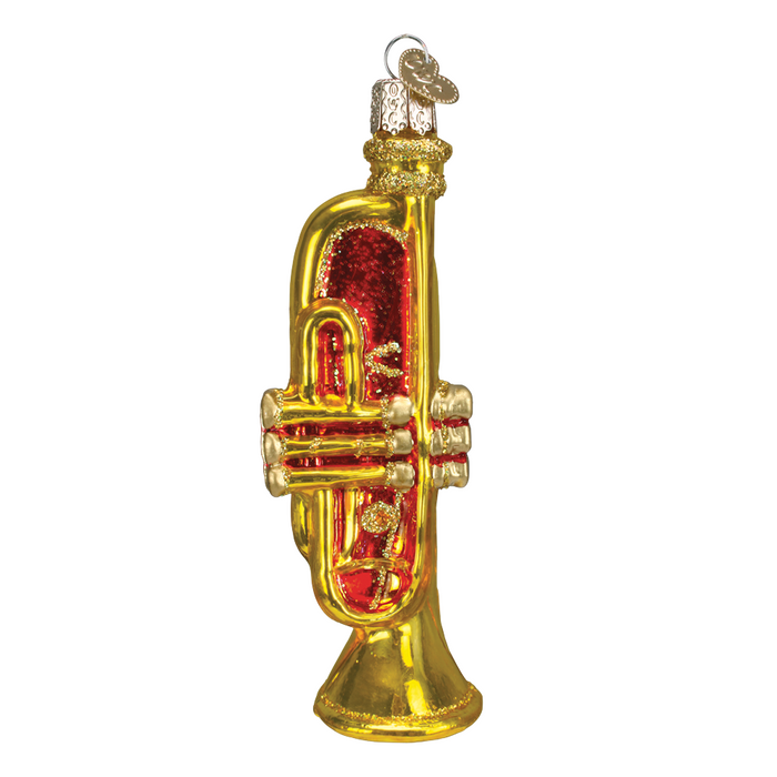 Trumpet Christmas Ornament 38019 Old World Christmas