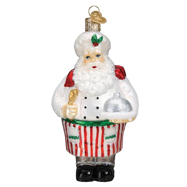 Chef Santa Ornament Old World Christmas Ornament 40320