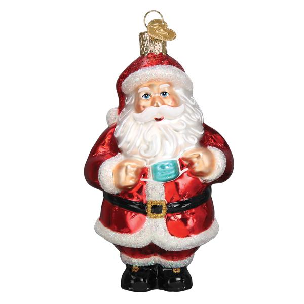 Santa Revealed Ornament Old World Christmas Ornament 40322