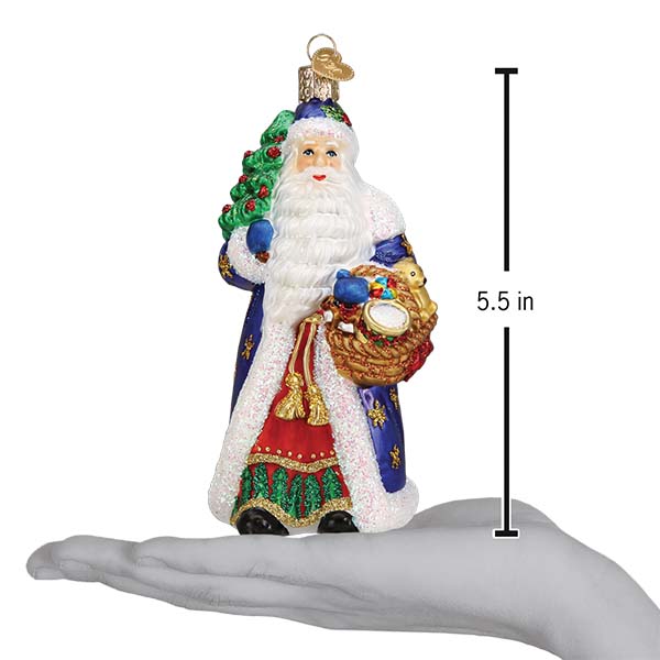 Regal Father Christmas Ornament  Old World Christmas  40324