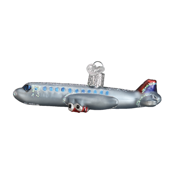 Passenger Plane Ornament Old World Christmas Ornament 46065