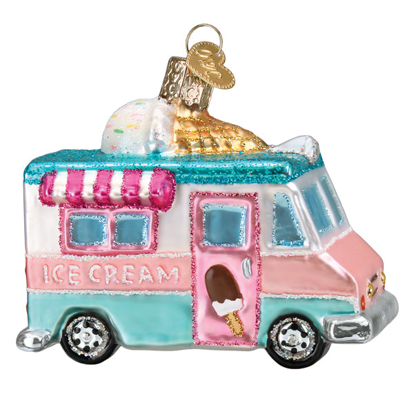 Ice Cream Truck Ornament  Old World Christmas  46106