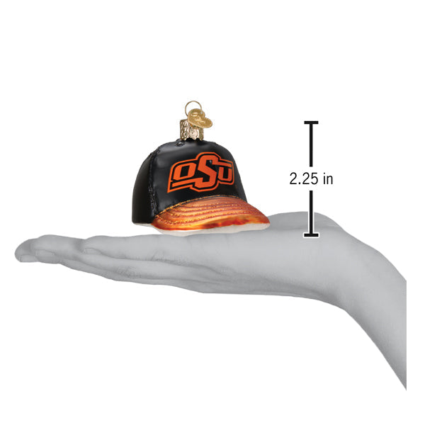 Oklahoma State Baseball Cap Ornament  Old World Christmas  60519