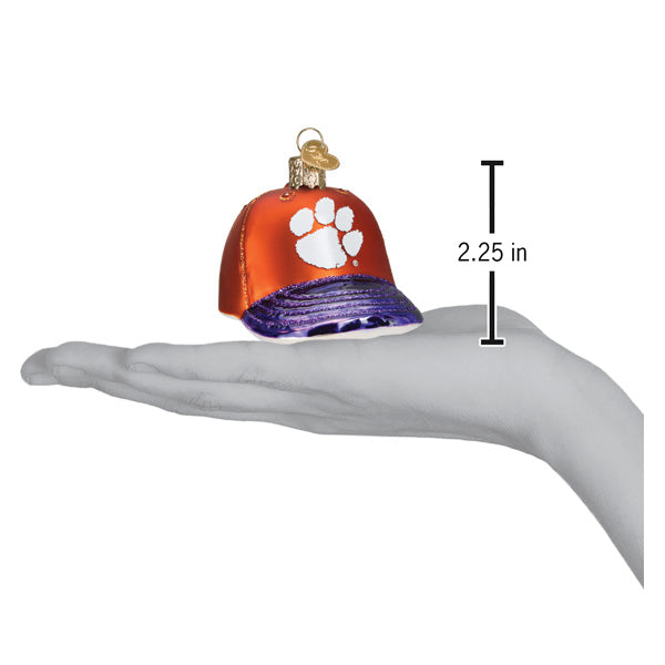 Clemson Baseball Cap Ornament  Old World Christmas  61219