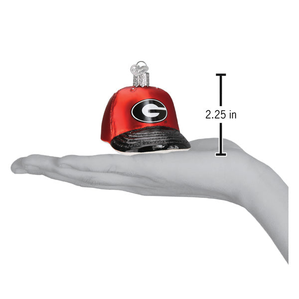 Georgia Baseball Cap Ornament  Old World Christmas  62319