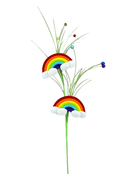 32" by 6" Rainbow Spray with 2 Stems  63146RAINBOW