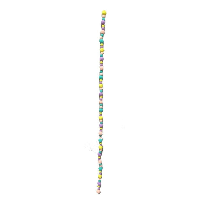 4' Pastel Felt Ball Garland  63150PASTEL