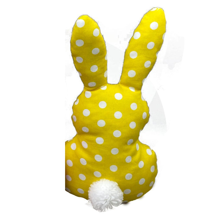 12" by 6.5" Mixed Plush Bunny Pom Pom Tail 63228MIX