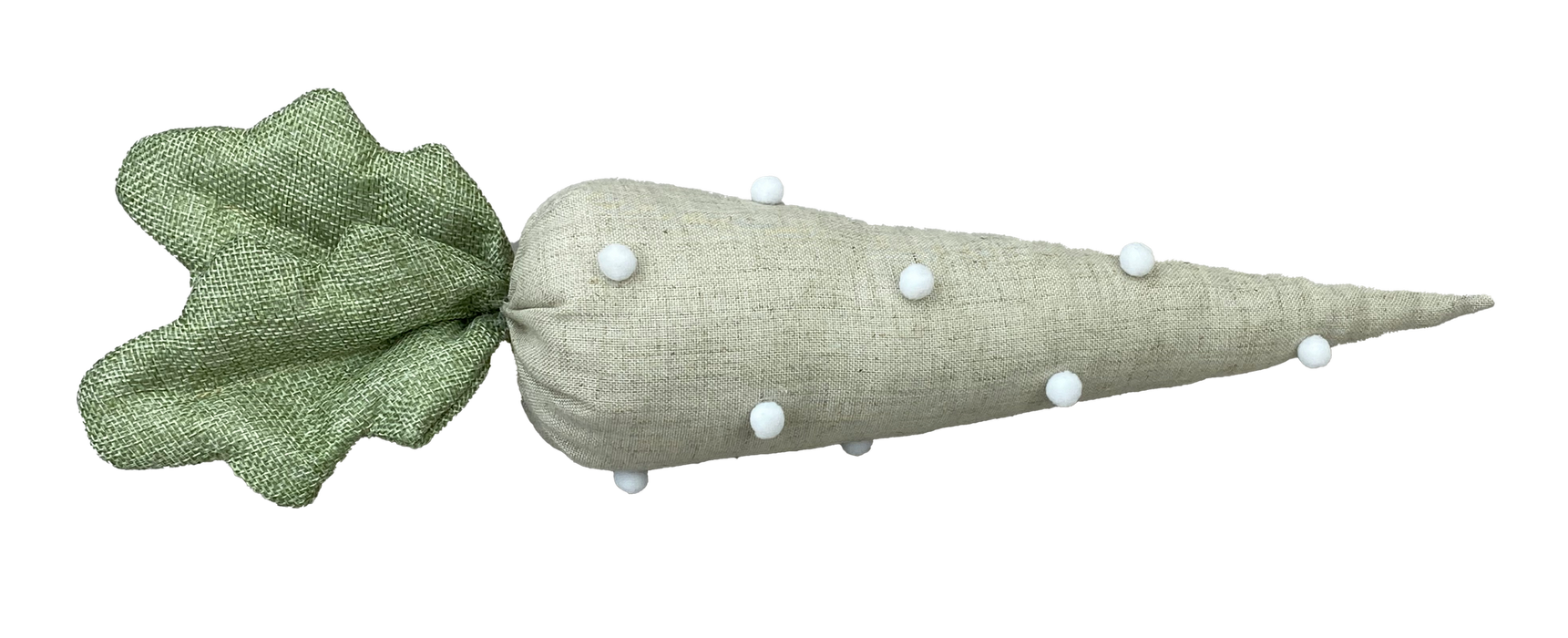 17" by 3.5" Natural Plush Felt Ball Carrot 63255NAT