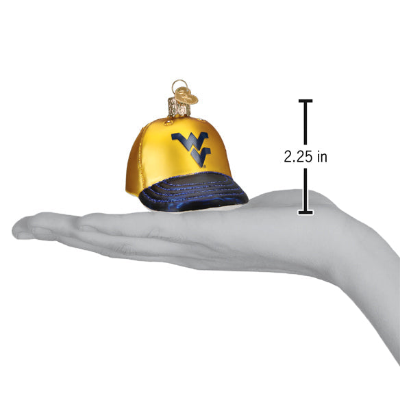 West Virginia Baseball Cap Ornament  Old World Christmas  63619