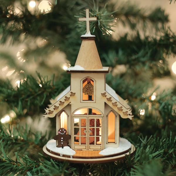 Wedding Chapel Old World Christmas Ornament 80002