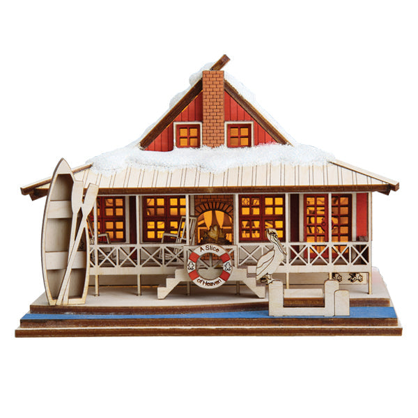 Lake House Ornament  Old World Christmas  80046