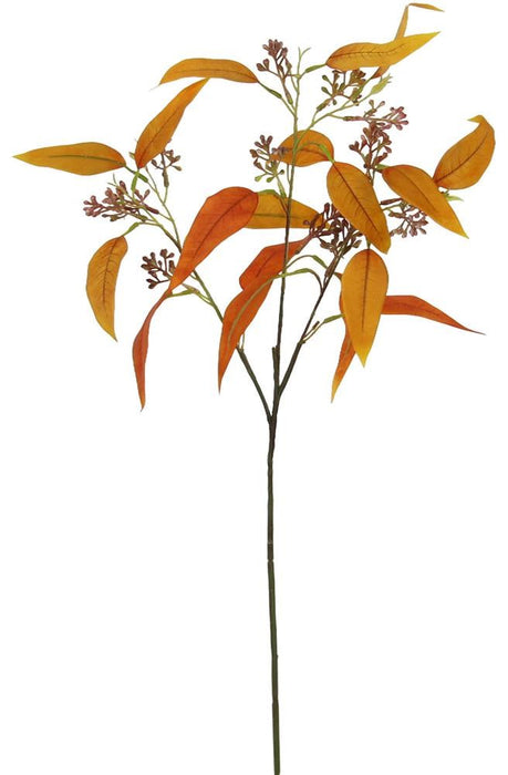 25"L Eucalyptus Spray Orange HA151220