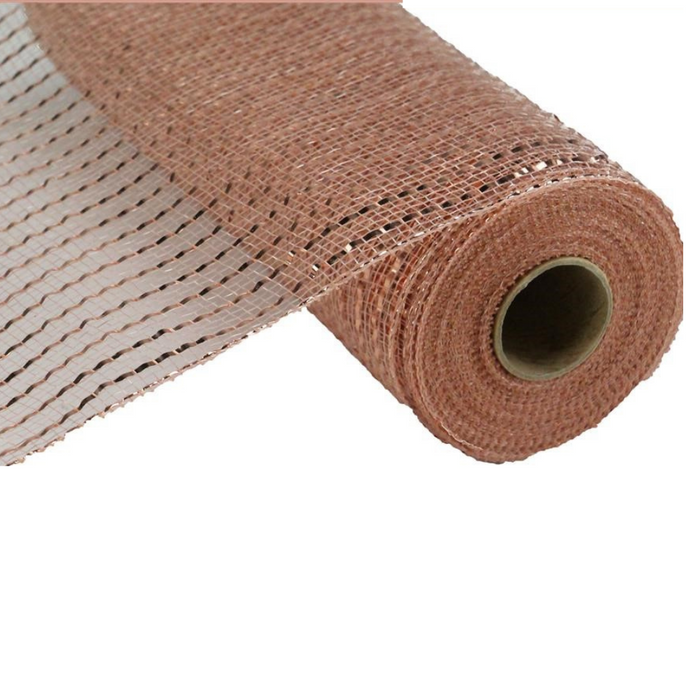 21" New Rose Gold Wide Foil Mesh RE1066NF