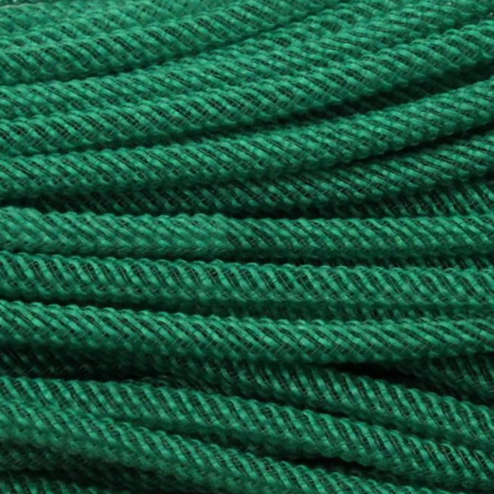 Emerald Green Faux Jute Flex Tubing RE366506