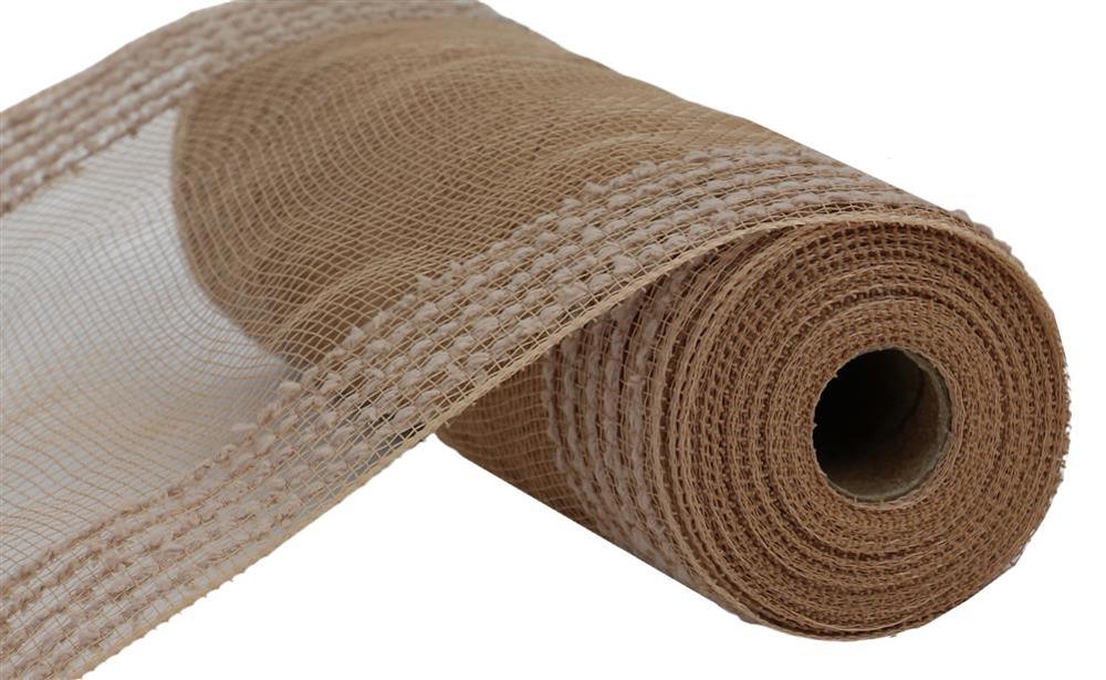 10.25"X10Yd Drift/Pp Wide Border Mesh  Natural  RY811418