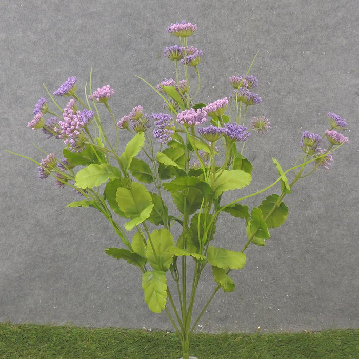 19" Purple  Mini Queen Anne'S Lace Bush With 10 Stems  SB2337-PUR