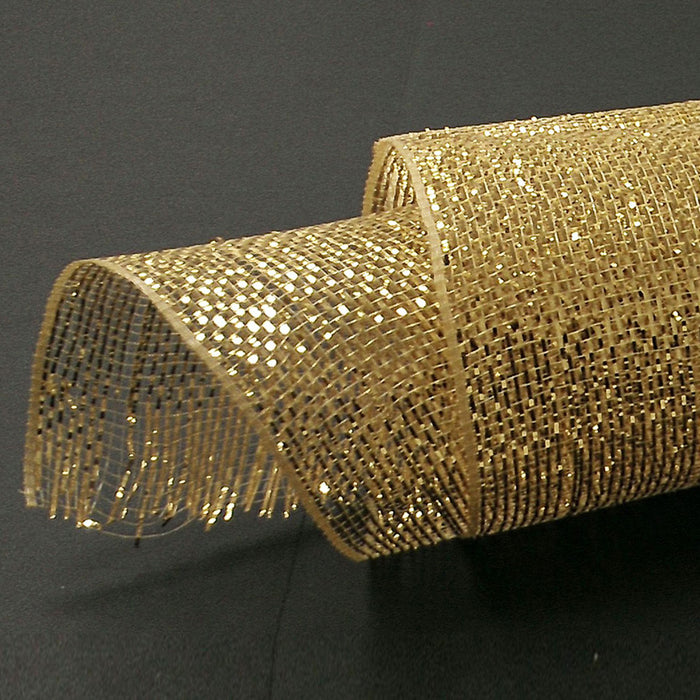 10" Gold Metallic All Foil Mesh XB94210-15