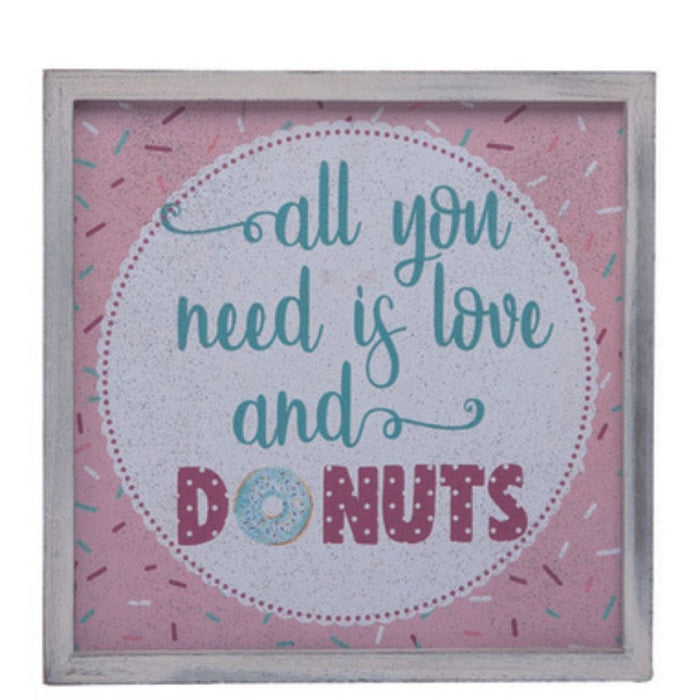 MDF Donut Love Block Assorted A3216