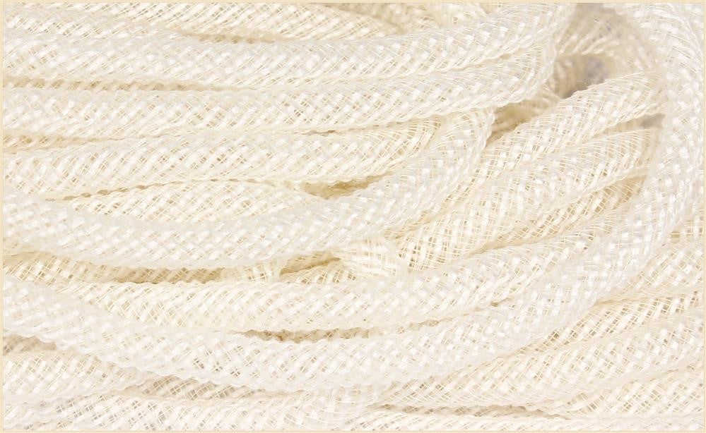 8Mmx30Yd Faux Jute Flex Tubing  Cream  RE366597