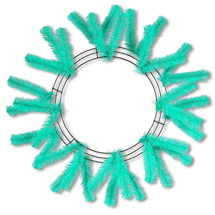 24" Work Wreath Seafoam XX748870