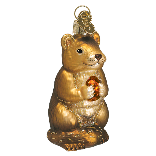 Chipmunk Christmas 12145 Old World Christmas Ornament