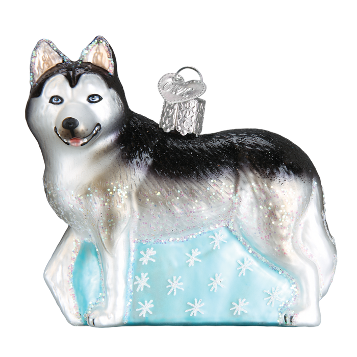 Siberian Husky Old World Christmas Ornament  12489