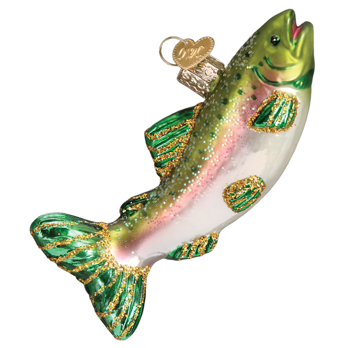 Alpine Rainbow Trout Old World Christmas Ornament 12494