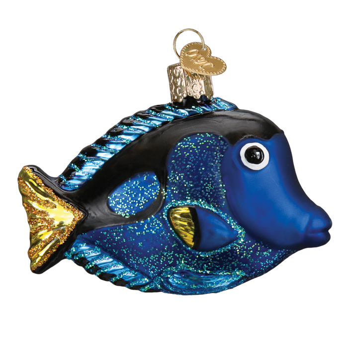 Pacific Blue Tang Old World Christmas Ornament  12504