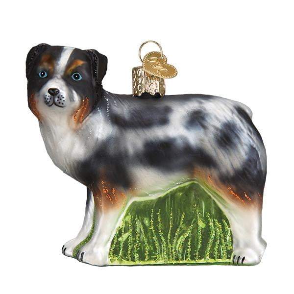 Australian Shepherd 12550 Old World Christmas Ornament