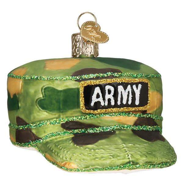 Army Cap 32376 Old World Christmas Ornament