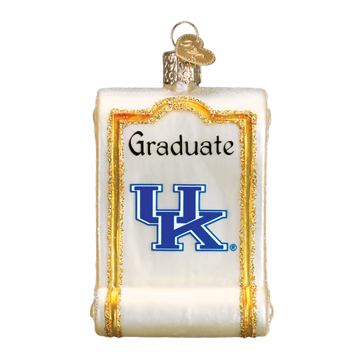 Kentucky Diploma 62512 Old World Christmas Ornament