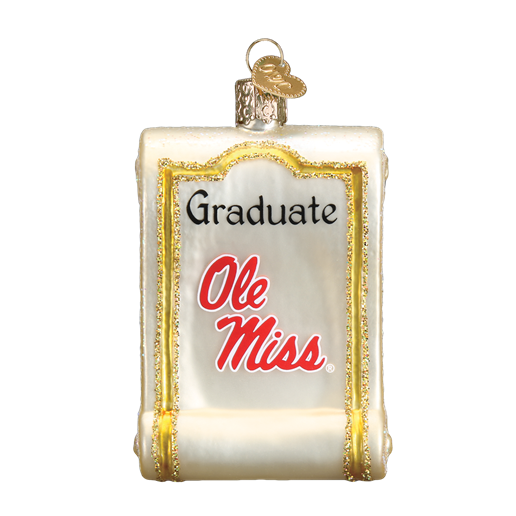 Mississippi Diploma 64012 Old World Christmas Ornament