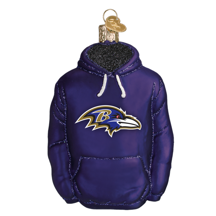 Baltimore Ravens Hoodie 70303 Old World Christmas Ornament